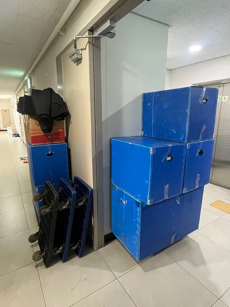 원룸나라이사 출발지에서 진행 중인 원룸 반포장이사 현장